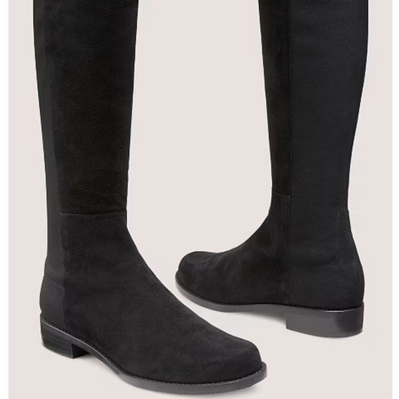 Stuart Weitzman 5050 Over-the-Knee Suede Boots - Picture 2 of 5